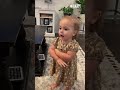 Little girl has entire argument without saying a word