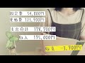 独身ミニマリストの8月家計簿公開/30代派遣社員/秋まで大きな出費あり！