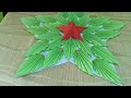 How to make a simple paper star/ Christmas decor/ Paper folding/Star