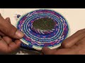 Beaded Medallion Tutorial -Finishing