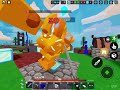 using the new chicken kit with a freind in bedwars part 1