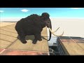 Prehistoric animals running through obstacles! Who can survive? - Animal Revolt Battle Simulator