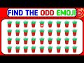 FIND THE ODD EMOJI OUT by Spotting The Difference! 85 #emoji #puzzle #emojichallenge#oddoneemojiout