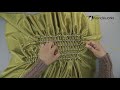 Easy Way to Smock Without Grids: Smocking in Fashion Design