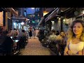 Istanbul 2022 Night Besiktas 20 June Walking Tour|4k UHD 60fps