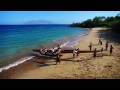 Maiden voyage of the Mo'olei - Hawai'i Outrigger Canoe