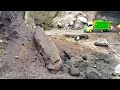 crazy way to collapse cliff‼️sand cliff landslide