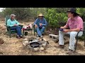 Making A Simple Campfire Breakfast in an Iron Skillet