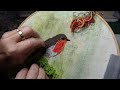 Slow Stitch a Robin using your Fabric Scraps and Easy Straight Stitching