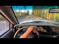 97 Cummins 12 Valve 5 Speed Sound - POV Sunset Driving On Beautiful Swedish Mountain Road