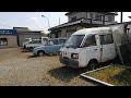 【草ヒロ】潰れた中古屋に取り残された廃車体