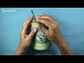 How to Paint a Jar / Painted with Flowers and Transform Them into Art