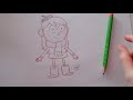 ✏  Cómo dibujar a HILDA | Netflix | How to draw Hilda