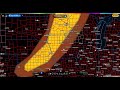 Severe weather coverage for the Mississippi Valley, High plains and central plains