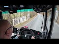 Bus Driver POV. Alexander Dennis Enviro400 MMC. Galashiels to Peebles service.