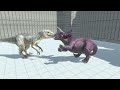 Indominus Rex Mod vs ALL UNITS in Castle ARBS Animal Revolt Battle Simulator