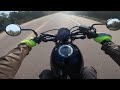 riding a motorcycle video