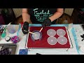 Happy FRIDAY!!! Making flower resin coasters using Lauras art corners le rez pigments OMG Video #171
