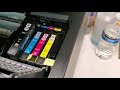 Epson printer prints blank pages or skips colors after changing ink. Easy fix.