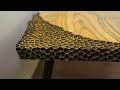 TRYPOPHOBES BEWARE! Unusual ASMR wood finish