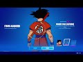 Buying The *NEW* Son Goku Fortnite Skin Even Though I Don't Watch Anime