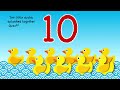10 Little Ducks |Learn Numbers| Classic Nursery Rhyme Sing-Along for Kids | Fun Educational New Tune