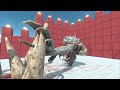 LEVEL 9999 Infernals and Fantasy Team vs LEVEL 100 ARCHER GOD Animal Revolt Battle Simulator