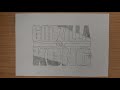 godzilla vs kong real drawing stopmotion animation flip book