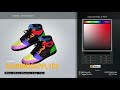 NBA 2K20 Shoe Creator - Air Jordan 1 “Diamond” Black Colorway