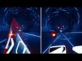 Beat Saber - Dual Sabers vs Maul Saber 1st person POV