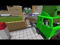 JJ and Mikey Shapeshift to TRUCK Car in Minecraft - Maizen