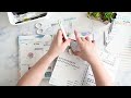 Erin Condren Functional Plan with Me Monthly Planner Spread Dashboard Pages and Project Pages How to