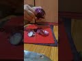 peeling big red onion #shorts #onion #peeling #asmr #satisfyingvideo #trending #crizlopezfitness