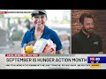 Sacramento food bank discusses Hunger Action Month