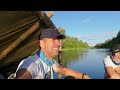 HIDING from the rain in a wooden SHELTER RAFT, 3 days on the river from START to FINISH