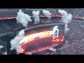 Wm35 brock lesnar and seth rollins intro live