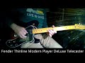 Playing Blues on Fender Thinline Modern Player DeLuxe Telecaster