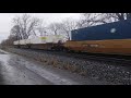 Eastbound CSX in Erie, PA