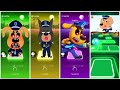 Sheriff Labrador Team 🆚️ Sheriff Labrador Exe Team. Who Is Best? | Tiles Hop EDM Rush!