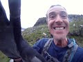 mtb fisherfield descent, headcam - great view at the end!