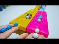 Marble Run Race ☆ HABA Slope & Retro Makita Truck, Garbage Truck Long Version #015