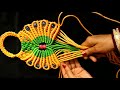 Macrame Beautiful Heart Shape Mirror tiutorial In Hindi || Full HD Part