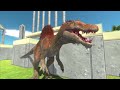 Spinosaurus in Battle with All Dinosaurs - Animal Revolt Battle Simulator