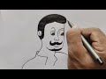 How to Draw dad From Word dad | Easy Dad Drawing | Father's day Drawing