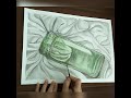 DRAPERY AND BOTTLE WATERCOLOR STUDY | TIME LAPSE VIDEO