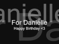 Happy Birthday Danielle-RainbowGirl English Fandub