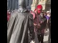 Guy dresses up as BATMAN to PROTEST in Philly (Mustwatch!)