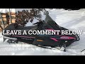 Vintage Polaris Indy Storm snowmobile shreds snow