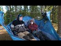 Attempting to Share a Couples Hammock (Amok Draumr Double)