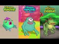 Dawn Of Fire, My Singing Monsters, Flasque Version, Yooreek Version, Fanmade Redesign Comparisons